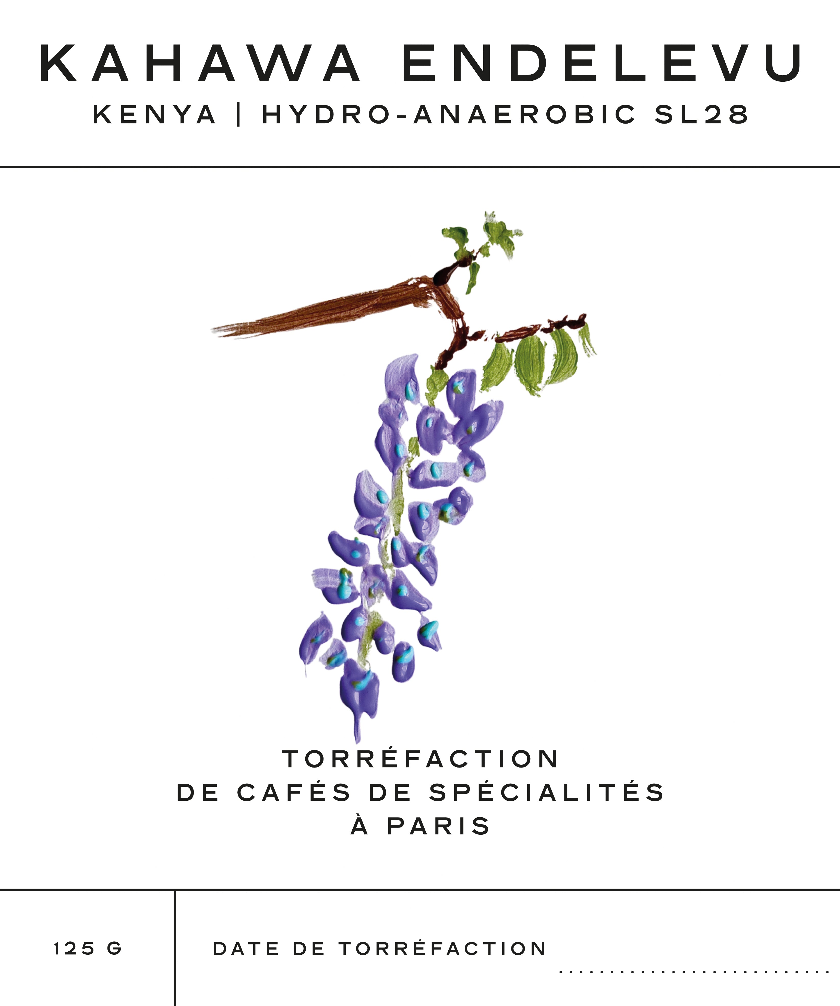 125g de café Hydro-anaerobic Pure SL28 Kenya