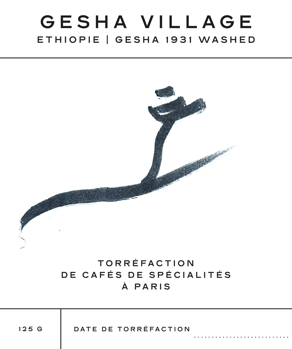 125g de café Gesha Village Washed Éthiopie